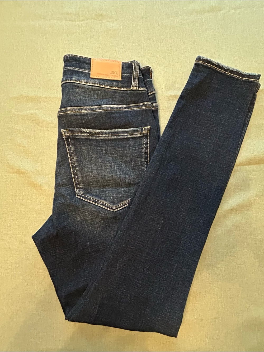 BKE Skinny Jeans in Dark Blue Denim